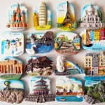 Resin 3D tourist souvenir fridge magnet